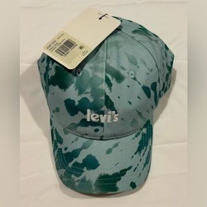 Levi’s Blue and Green Splatter Baseball Style Hat